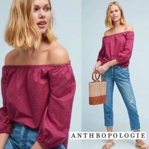 Anthropologie Maeve - Maiden Off-the-Shoulder Top